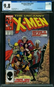 X-Men 219 Classificato CGC 9,8 Pagine Bianche - Marvel Comics 1987 - Foto 1 di 3