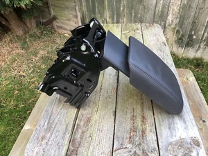GENUINE 2013 AUDI A4 S4 CENTRE ARM REST BLACK LEATHER ADJUSTABLE HEIGHT - Picture 1 of 6