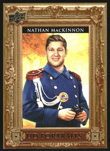 2023-24 Upper Deck UD Portraits #P7 Nathan MacKinnon 