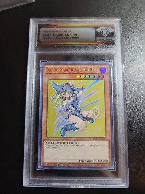 Yugioh Dark Magician Girl LART-EN019 Graded DSG 9.5 MINT - Lost Art Promo - Image 1 of 2