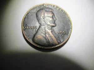 1953 Lincoln Cent errore laminazione attraverso il dritto del grasso + inverso bellissimo! - Foto 1 di 18