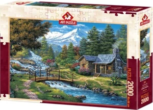 NEW Art Puzzle Jigsaw Puzzle 2000 Pieces 5471 Two Cascades - Picture 1 of 2