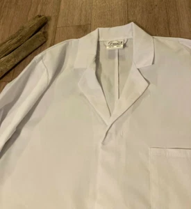 Vestito fantasia uomo cappotto DOTTORES nuovo con etichetta originale 40" petto BIANCO straccio settimana - Foto 1 di 3