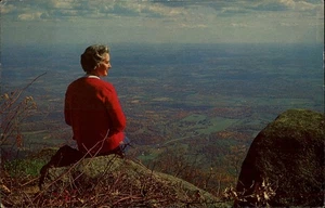 Virginia Viewing in the Valley Below VA Vintage Scenic View 60s Postcard - Picture 1 of 2