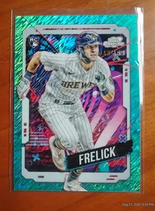 Sal Frelick 2024 Topps Cosmic RC Aqua Equinox Refractor 048/199 Brewers! - Picture 1 of 2