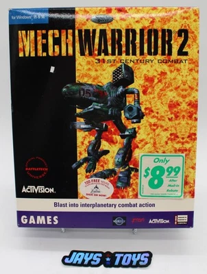 Mech Warrior 2 31st Century Combat for Windows PC Big Box Factory Sealed - Image 1 of 4