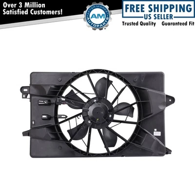 Conjunto de ventilador de refrigeración del radiador para Dodge Dart 2013-2016 Jeep Cherokee 2014-2018 Foto 1 de 4