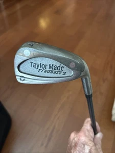 Nice Taylor Made Ti Bubble 2. 7 Iron Bubble 2 Graphite R-90 Flex Shaft - Picture 1 of 7