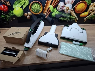 Vorwerk Kobold VK7 AKKUSAUGER + EB7 + SP7  + 2ter Akku + Filterset  TOP ZUSTAND  - Bild 1 von 4