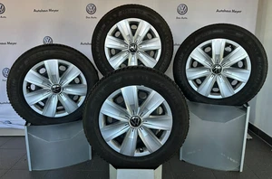 Original VW Stahl Winterkomplettradsatz mit Radzierblenden für T-Roc ab 2018 - Bild 1 von 9