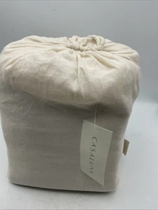 Casaluna Sheet Set Well Being Hemp Queen Snowfall White - Picture 1 of 4