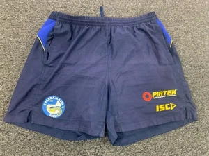 Parramatta Eels Training Shorts Mens Large Footy Authentics NRL Rugby League - Picture 1 of 12