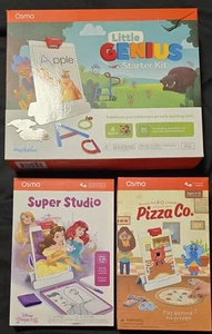 Lot Osmo Little Genius Starter Kit for iPad super studio pizza co educational - Picture 1 of 6