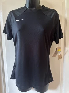 Nike Dri-FIT US Kurzarm Strike III Fußball Trikot Damen S schwarz DR0910 - Bild 1 von 5