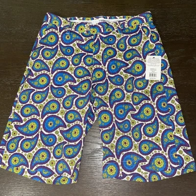 NWT Flow Golf By Flow Society Mens Paisley Print Golf Shorts Size 30 Multicolor - Image 1 of 4