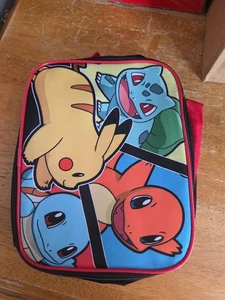 Pokemon Original Kanto Starter Insulated Lunch Box M Canvas Bioworld - Picture 1 of 6