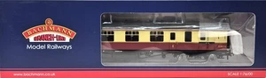 Bachmann 39-470 LMS 60ft Bullauge Korridor Bremse 1. Reisebus in BR purpurrot & creme - Bild 1 von 3