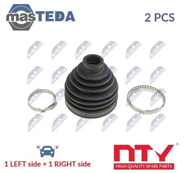 NOP-023 CV JOINT BOOT KIT PAIR FRONT NTY 2PCS FOR AUDI A6 C5,A4 B5,A6 C4,100 C3 - Image 1 of 4