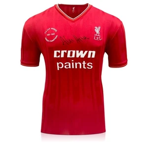 Alan Hansen Front Signed Liverpool 1986 Football Shirt - Picture 1 of 3