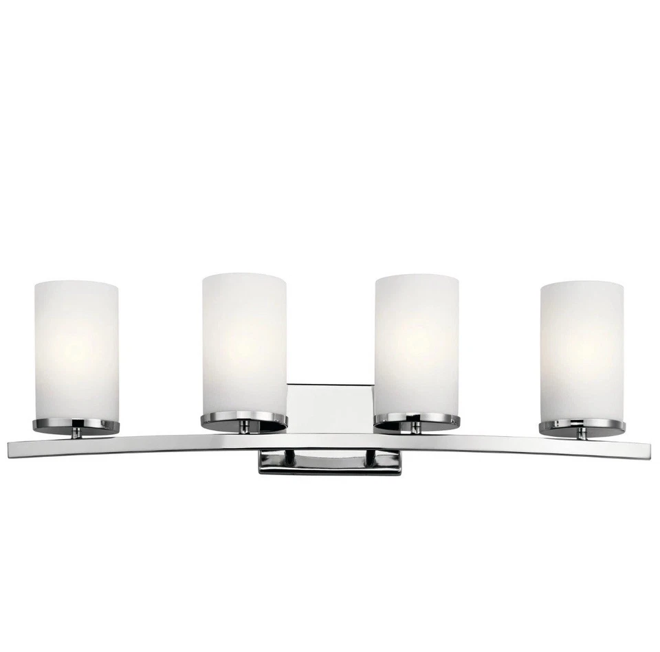 Kichler 45498CH Crosby 31 дюйм 4 лампы туалетный столик хромированный - Изображение 1 из 1
