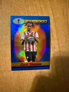 2022-23 Topps Finest Flashbacks - Xavi SImons - #117 Blue Refractor 30/99 - Picture 1 of 2