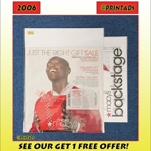 2006 MACYS 32 Page Unread Department Store Catalog + Plastic Bag #1 - Picture 1 of 3