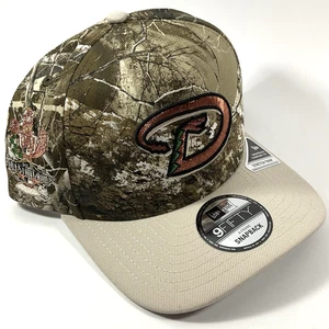 New Era AZ Diamondbacks Exclusive REAL TREE CAMO 9FIFTY A-Frame Snapback Hat Cap - Picture 1 of 9