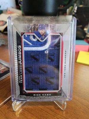 RICK NASH - 2015/16 BLACK DIAMOND - TEAM LOGO JUMBOS -NY RANGERS - AWESOME PATCH - Image 1 of 2