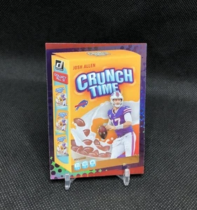 2022 Panini Donruss Football Josh Allen “CRUNCH TIME” SSP CASE HIT No. CT-3 🥣 - Picture 1 of 23