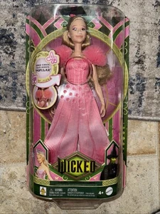 Bambola Mattel Wicked Singing Glinda con ERRORE SCATOLA ERRORE DI STAMPA URL - Foto 1 di 7
