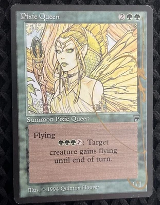 Signed Pixie Queen Quinton Hoover Gold MTG - Image 1 of 4