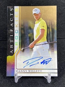 2021 Upper Deck Artifacts Rookies Gold Spectrum /49 Danny Willett Rookie Auto RC - Picture 1 of 6