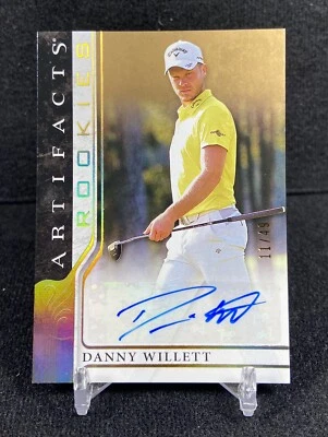 2021 Upper Deck Artifacts Rookies Gold Spectrum /49 Danny Willett Rookie Auto RC - Image 1 of 4