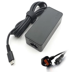 Lenovo Yoga 6 Charger 13" USB-C AC Adapter Laptop Genuine Original Power Supply - Picture 1 of 8