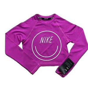 NIKE Girl's Hydro UV L/S Swim Shirt Pink Youth Small MSRP 38 - Picture 1 of 7