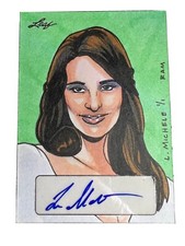 2014 Leaf Masterworks Lea Michele Auto Autograph Sketch Rich Molinelli 1/1