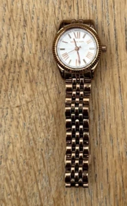 Reloj Mujer Michael Kors Mini Lexington MK3230 Oro Rosa Cara Blanca - Imagen 1 de 6