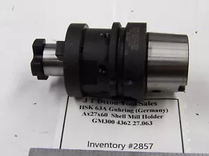 Guhring HSK63A 27 mm Muschelmühlenhalter GM300 4362 27,63 Inv#2857 - Bild 1 von 1
