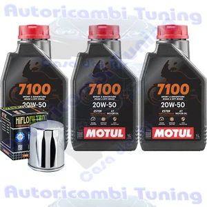 Ölwechsel Motul 7100 20W50 Harley Davidson XL883C Sportster Custom 07>09 - Bild 1 von 6