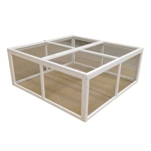 Recinto in legno da esterno conigliera gabbia box per conigli nani cani cuccioli - Foto 1 di 3