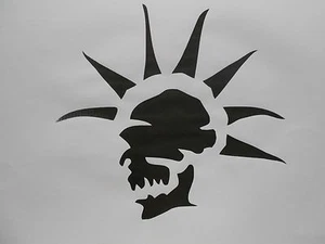 Schablone PunkSkull auf A4 - Bild 1 von 1