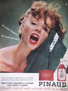 PRESSEWERBUNG 1963 PINAUD TRANSPARENTE SCHÖNHEITSSEIFE MIT GLYCERIN - Bild 1 von 1