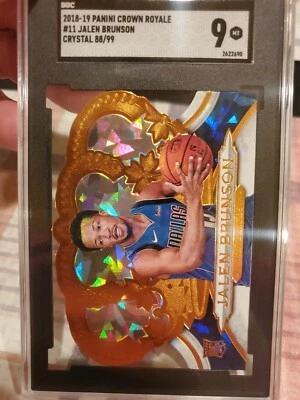 2018 19 Panini Crown Royale Crystal Jalen Brunson - Image 1 of 2