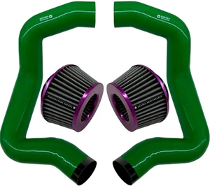 air intake for BMW F90 M5 M8 G30 M550I Front Mount - GREEN PUAF - Picture 1 of 17