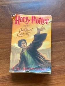 Harry Potter and the Deathly Hallows J K Rowling 1st Edition Print Hardcover - Picture 1 of 2