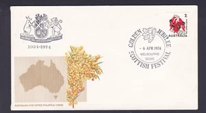 1974 SCOTTISH FESTIVAL GOLDEN JUBILEE DECIMAL STAMP SOUVENIR COVER #A714 - Picture 1 of 1