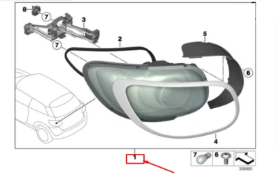 MINI COOPER PACEMAN R61 REAR RIGHT TAILLIGHT RHD 9809540 63219809540 NO🇺🇸DUTY - Изображение 1 из 3
