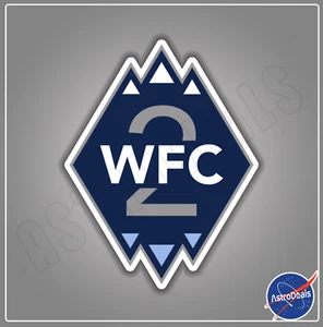 Vancouver Whitecaps FC MLS Soccer Football Logo Sticker Decal *Size: 3"-12"* - Picture 1 of 1