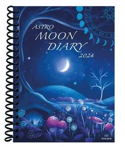 MOON DIARY 2024 Datebook Calendar Personal Organiser (EST - Eastern Time) - Picture 1 of 9