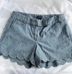 J. Crew Shorts Denim Indigo Chino Shorts 0 Schrittlänge 3,5" - Bild 1 von 9
